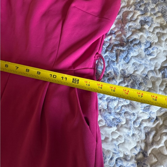 Chic Magenta One-Shoulder Jumpsuit - Picture 7 of 10